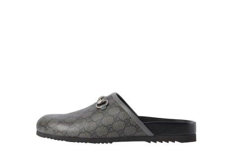 GUCCI GG Supreme mule with Horsebit Grey (738964-FABP9-8746) grau
