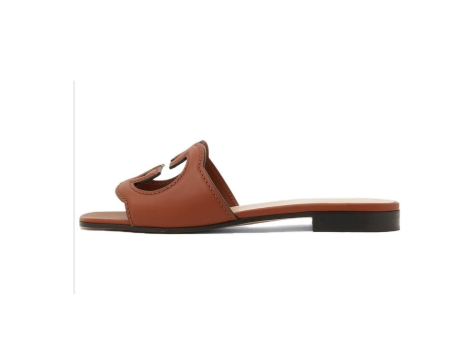 GUCCI Interlocking G cut out sandal Leather (694451-US000-2535) braun