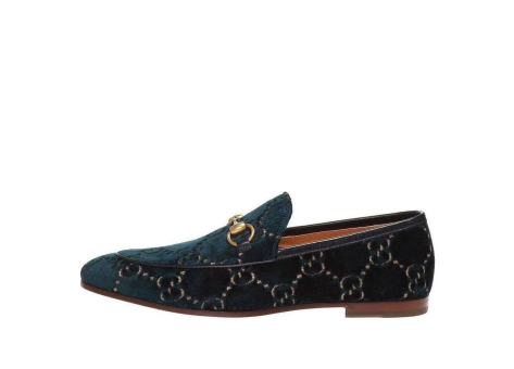 GUCCI Jordaan GG Loafer Blue Velvet (430088-9TI90-4286) bunt