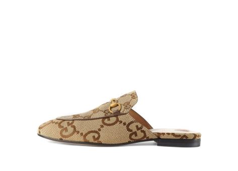 GUCCI Jumbo GG Princetown Slipper Camel Ebony (475094-UKO60-2588) beige