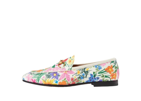 GUCCI Leather Floral Print Loafers Multicolor (647611-2L350-9270) bunt