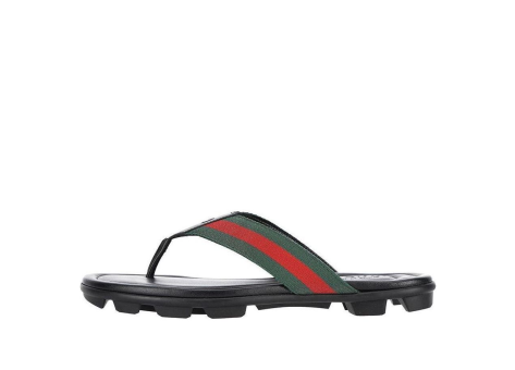 GUCCI Leather Web Thong (429362-H91A0-8480) bunt