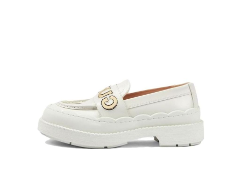 Gucci Loafer and metallic leather (752854-AACEW-9071) weiss