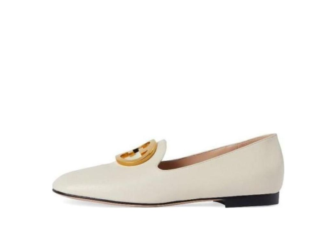 GUCCI Logo Plaque Loafers (723395-C9D00-9022) beige