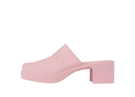GUCCI Logo Rubber Mule (725899-J8700-5815) pink