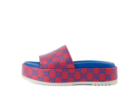 GUCCI Platform Sandal Jumbo GG Fuchsia Blue (734913-FABJF-5614) bunt