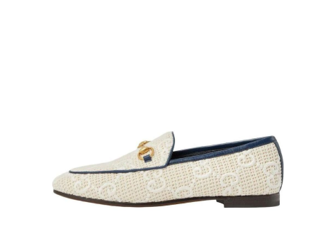 GUCCI Princetown GG Supreme Canvas Backless Loafers Cream (431467-FABQG-9188) beige