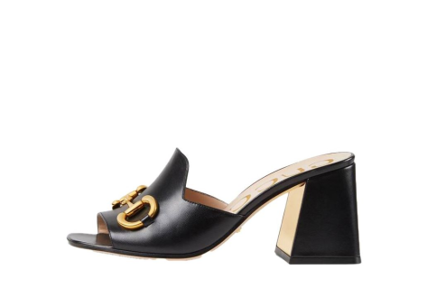 GUCCI sandal with Horsebit Leather (655412-BKO00-1000) schwarz