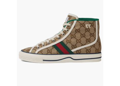 GUCCI Tennis 1977 High Top Gg womens (627838 HVK70 9765) beige