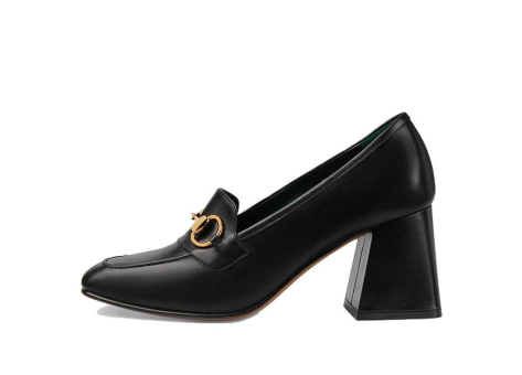 GUCCI Web Accent Leather Pumps (757934-AACE8-1000) schwarz