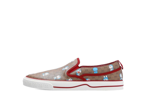 Gucci X DORAEMON GG Supreme Monogram Slip On New Cherry (655035-2TU30-8968) braun