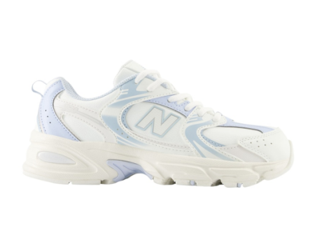 New Balance logo-patch low-top sneakers Grigio Big Kid (GR530WS) weiss