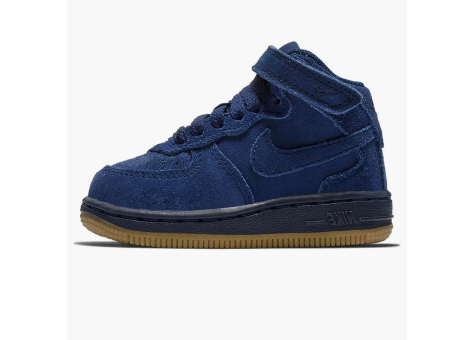 Nike Air Force 1 Blue Void Gum Mid td (859338-401) blau