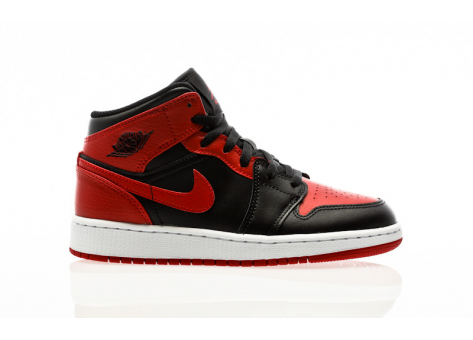 Nike AIR JORDAN 1 MID (554725-074) rot