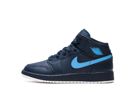 Jordan 1 Mid Obsidian University Blue BG (554725-415) blau