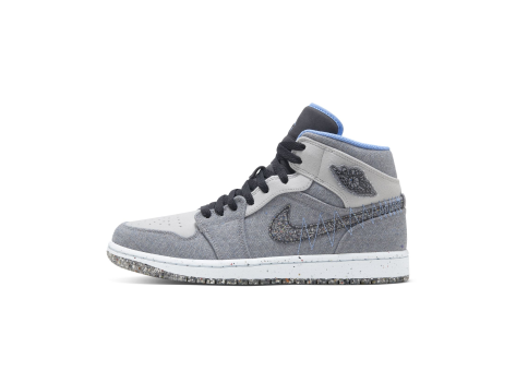 Jordan 1 Mid Crater Grey University Blue (DM3529-004) grau