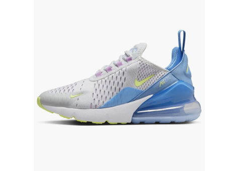 Nike Air Max 270 Pure Platinum Rush Fuchsia Blue Beyond Light Lemon Twist gs (IB4401-043) bunt