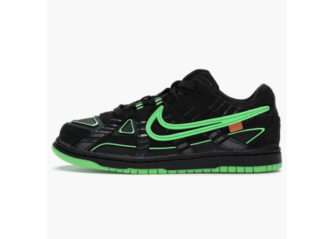 Nike Air Rubber Dunk Green Strike Off PS (CW7410 001) schwarz