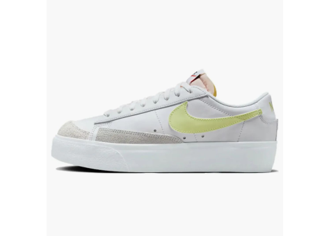 Nike Blazer Low Platform Life Lime womens (DJ0292-115) weiss