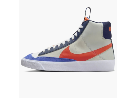 Nike Blazer Mid 77 Se Light Silver Midnight Navy Team gs (FQ7413-100) bunt