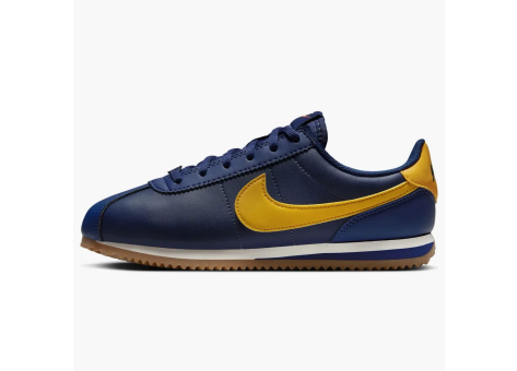 Nike Cortez Midnight Navy Blue Void Sail University Gold gs (DM0950-401) blau
