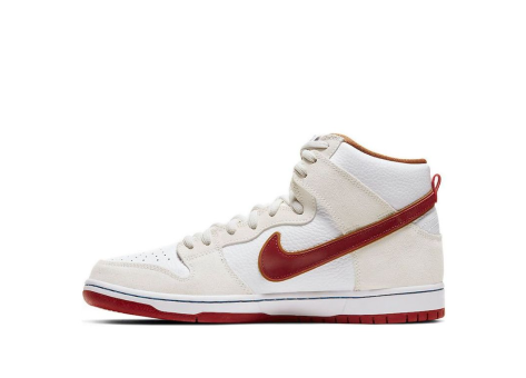 Nike SB Dunk Sail Bright Crimson High (CV9499-100) bunt