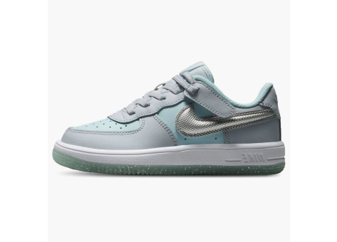 Nike Force 1 Low EasyOn Pure Platinum Glacier Blue PS (HQ3251 043) bunt