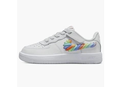 Nike Force 1 Low LV8 EasyOn PS Terra Blush Vapor Green Multi color (FN4890 100) weiss