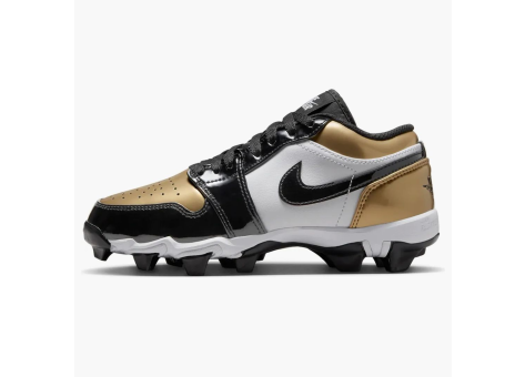 Jordan 1 Low Cleat Patent Gold Toe gs (HF6885-701) bunt