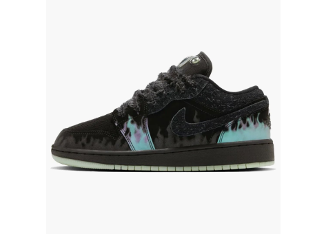 Jordan 1 Low Halloween Fortune Fly GS (HQ3442 001) schwarz