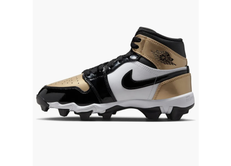Jordan 1 Mid Cleat Patent Gold Toe gs (HF6883-701) bunt