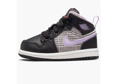 Jordan 1 Mid Houndstooth TD (DC7228 015) schwarz