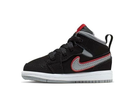 Jordan 1 Mid Particle Grey TD (640735-060) schwarz