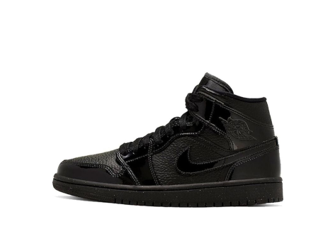 Jordan 1 Mid Patent Triple (BQ6472-003) schwarz