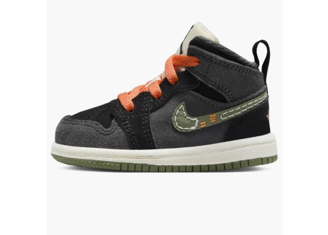 Jordan 1 Mid SE Craft TD Anthracite Bright Mandarin Sky J Light Olive (FD9093 003) bunt