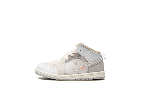 Jordan 1 Mid SE Craft TD Out Grey Inside (DQ3725-100) weiss