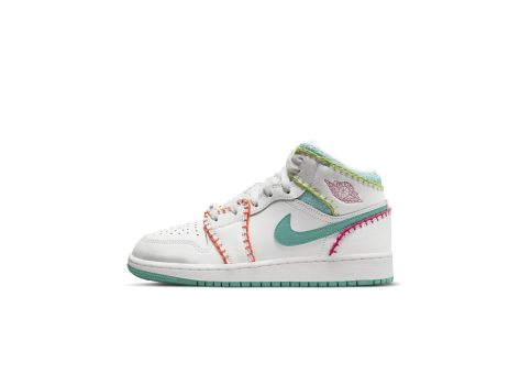 Jordan 1 Mid SE GS Knit Multi (DM6218-100) weiss