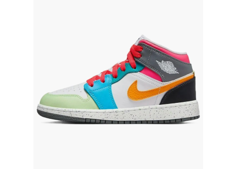 Jordan 1 Mid SE Multi color GS (FN1190 100) bunt