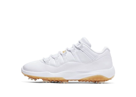 Jordan 11 Retro Low Golf Metallic Gold (AQ0963-102) weiss
