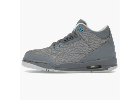 Jordan 3 Retro Flip Cool Grey Blue Glow GS (441140 015) grau