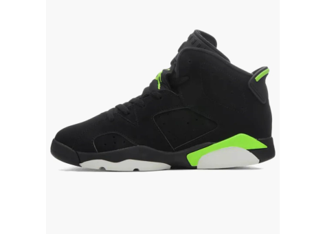 Jordan 6 Retro Electric Green PS (384666 003) schwarz