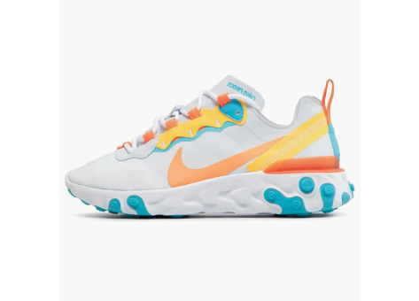 Nike React Element 55 Football Grey Hyper Crimson womens (BQ2728-011) weiss