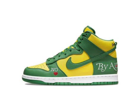 Nike Supreme x Dunk High SB Any Means Brazil By (DN3741-700) grün