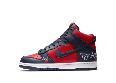 Nike Supreme x Dunk High SB Any Means By Navy (DN3741-600) rot