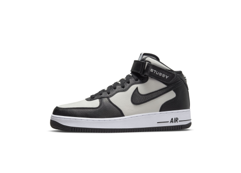 Nike x Force Stussy Air 1 Mid (DJ7840-002) schwarz