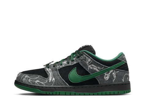 Nike There Skateboards x Nike SB Dunk Low Gorge Green (HF7743-001) schwarz