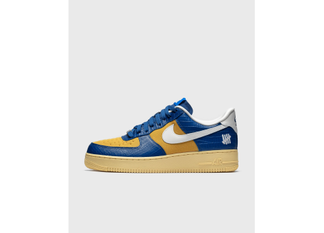 Nike x Undefeated Air Force 1 Low SP Croc Blue 5 On It (DM8462-400) bunt