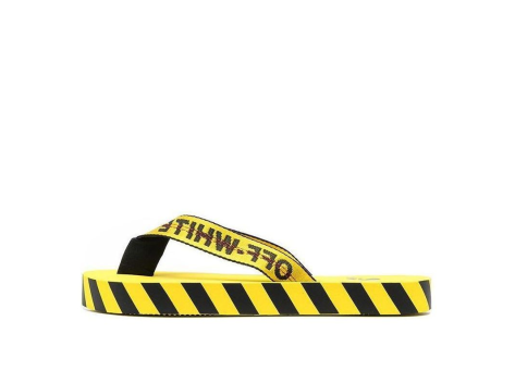 Off-White Industrial Flip Flops Logo Tape (OMIC002R21MAT0021810) gelb