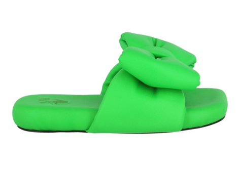 Off-White Nappa Extra Padded Slipper (OWIC005S22LEA0015500) grün