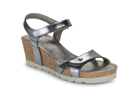 PANAMA JACK JULIA (JULIA-SHINE-B7-NAPA-ANTRACITA) silber